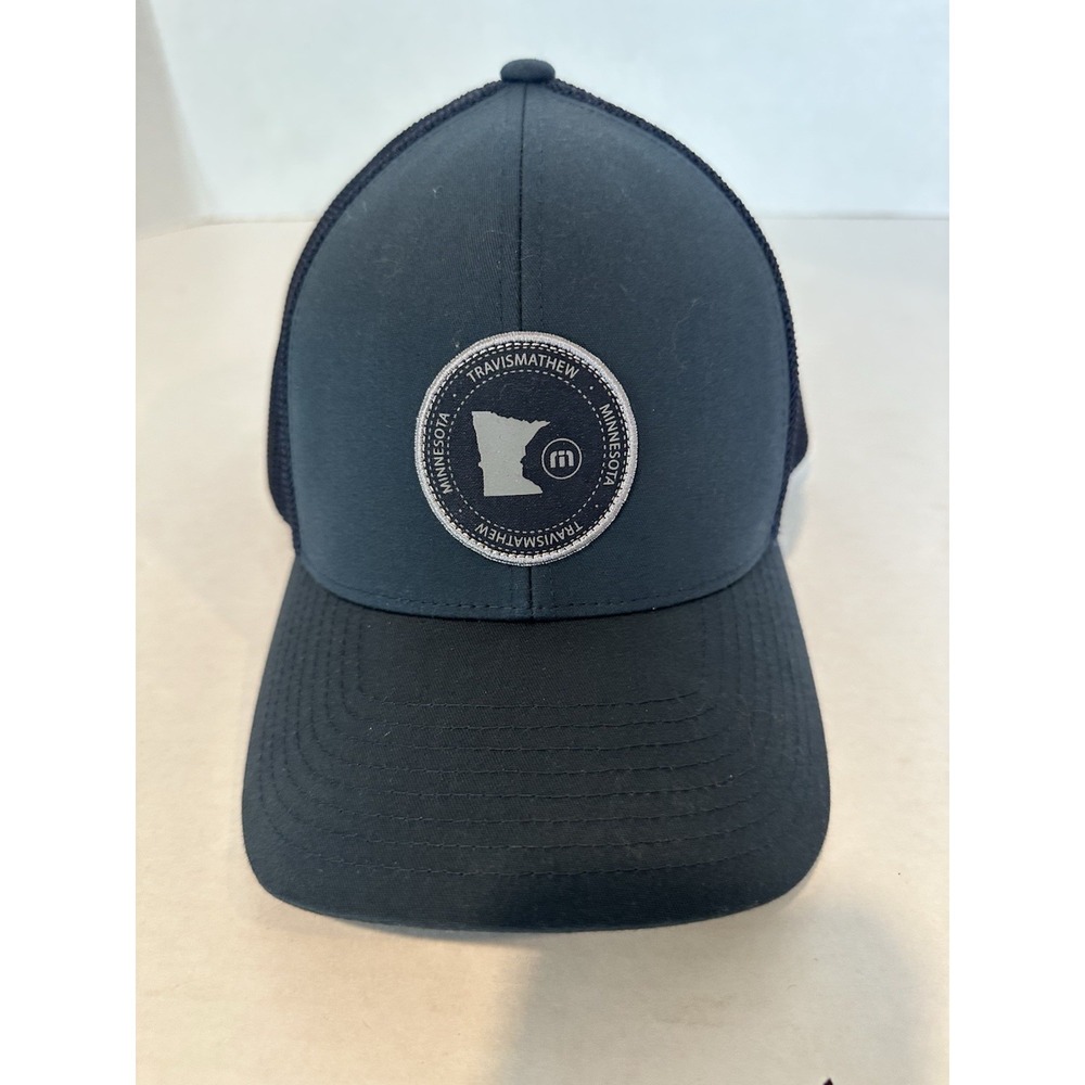 Travis Matthew Minnesota Hat Cap Oh For Sure 2.0 Navy Mesh Back Adjustable